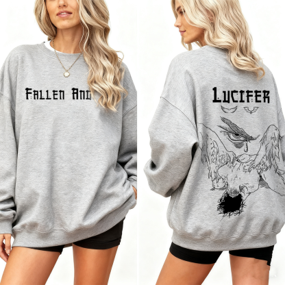 Lucifer Fallen Angel Vintage Washed T-shirt/Crewneck/Hoodie