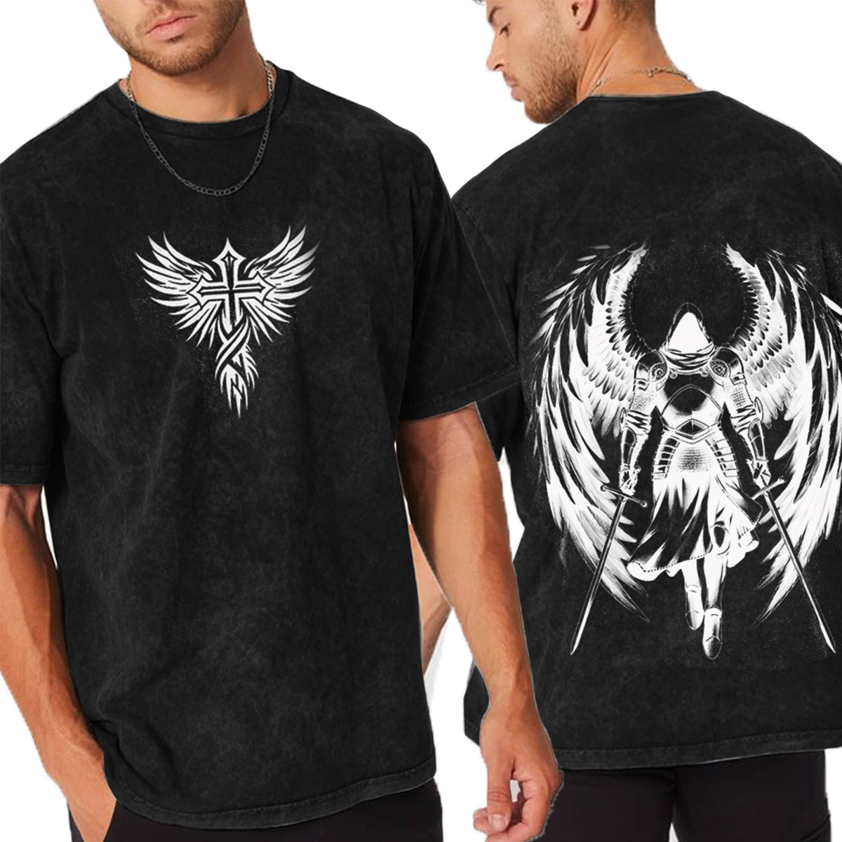 Archangel Michael: Wear Your Faith with Pride  Vintage Washed T-shirt/Crewneck/Hoodie