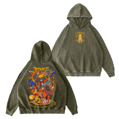 Classic Agumon Digimon Oversized T-shirt/Crewneck/Hoodie