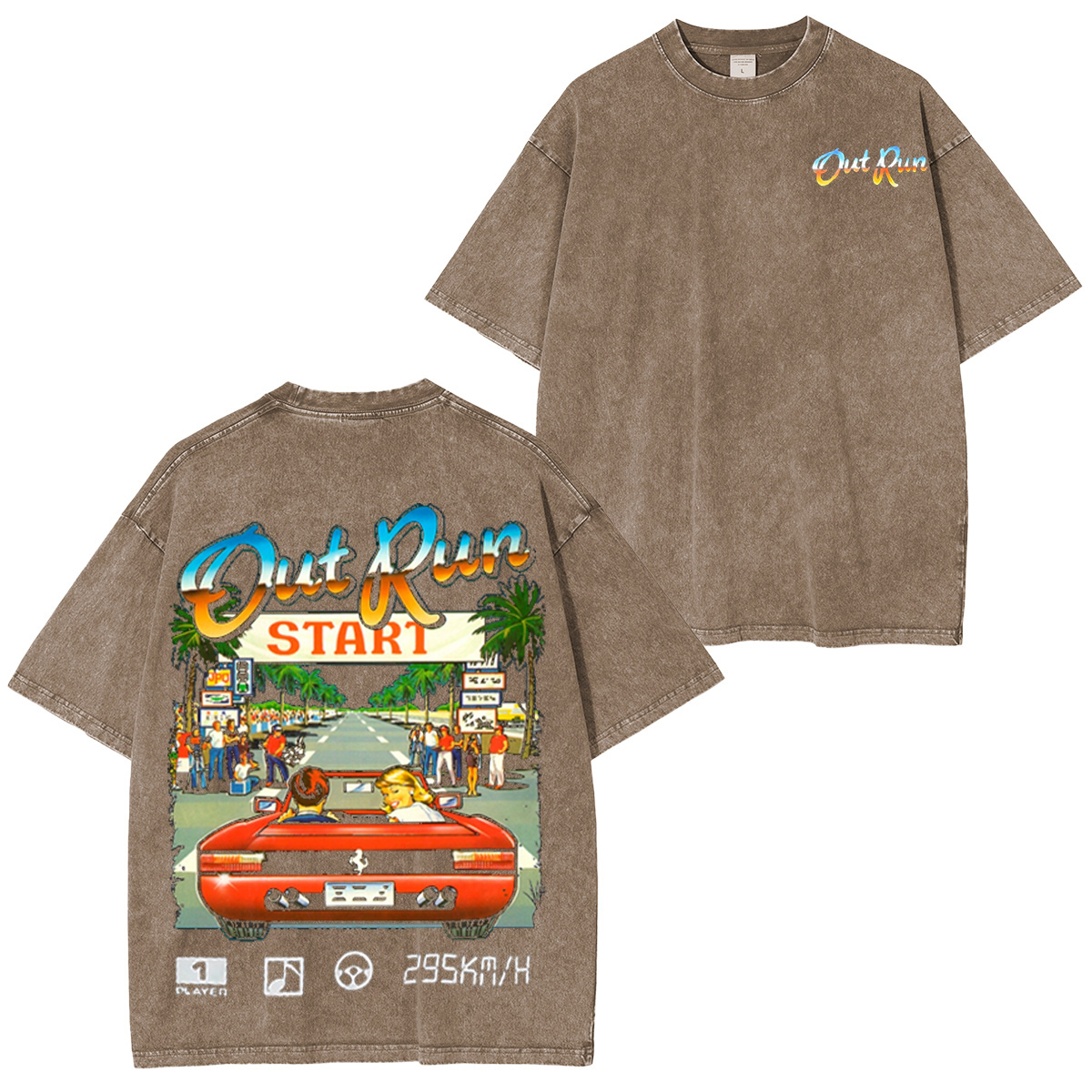 Retro Out Run Oversized T-shirt/Crewneck/Hoodie