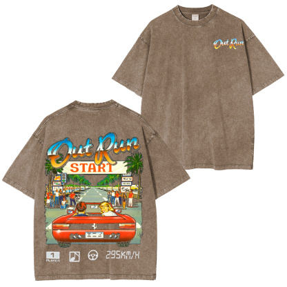 Retro Out Run Oversized T-shirt/Crewneck/Hoodie