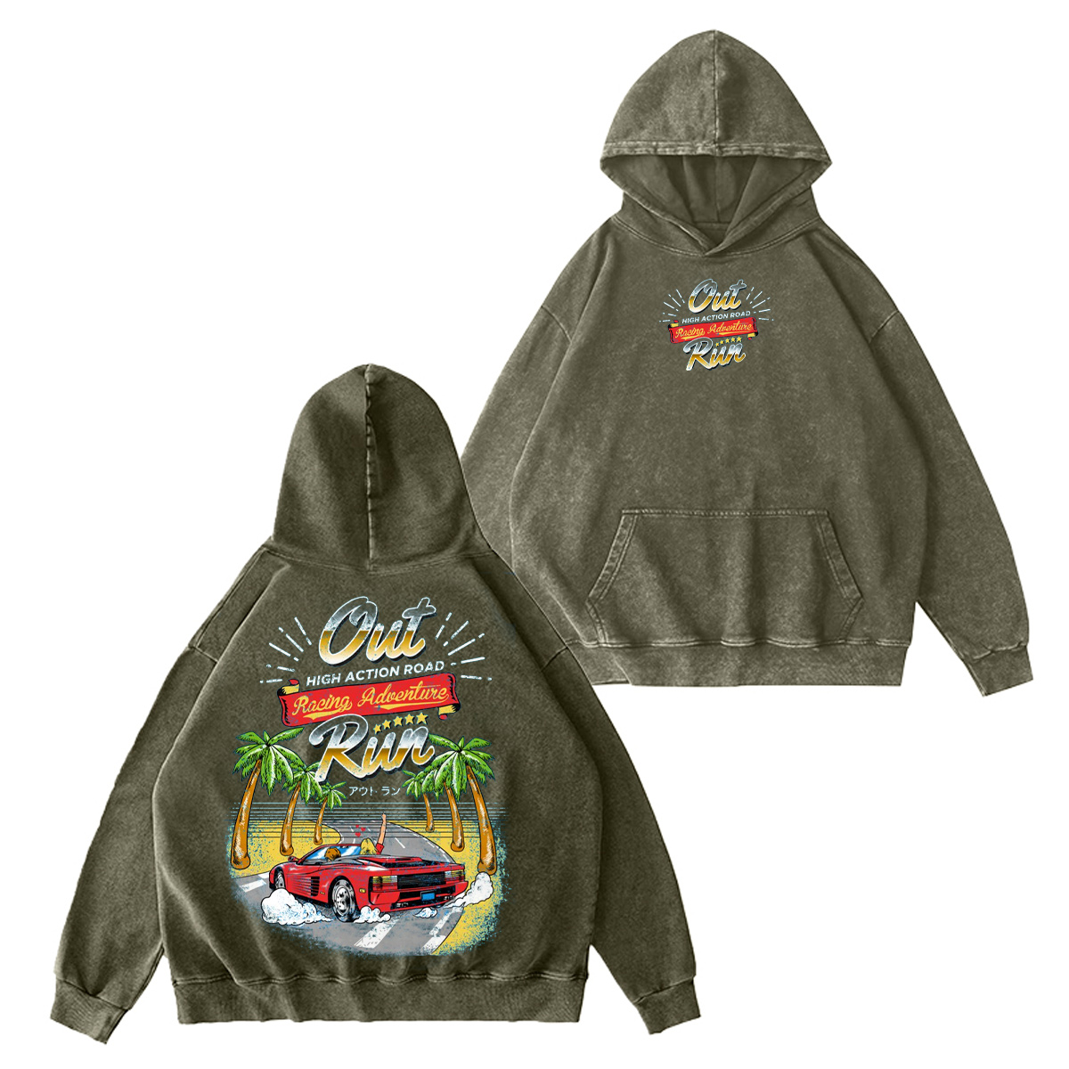 Out Run Oversized T-shirt/Crewneck/Hoodie