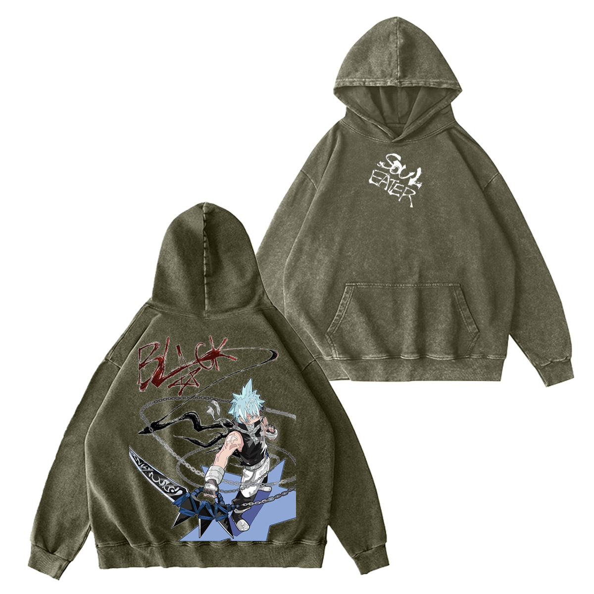 Soul Eate Black Star Oversized T-shirt/Crewneck/Hoodie