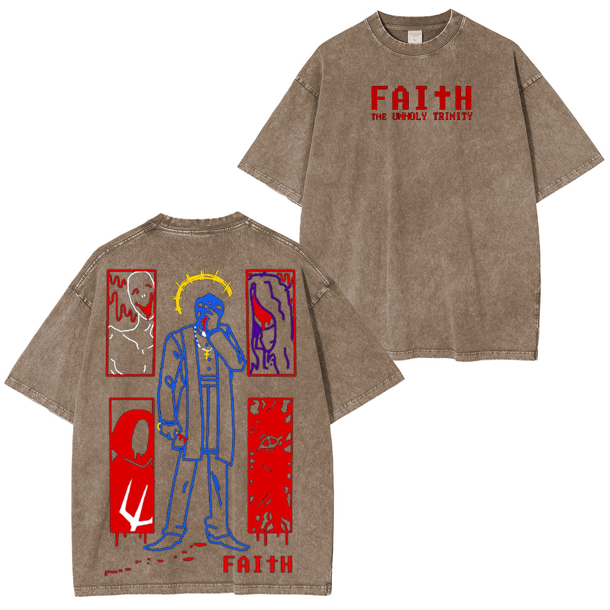 FAITH The Unholy Trinity Oversized T-shirt/Crewneck/Hoodie