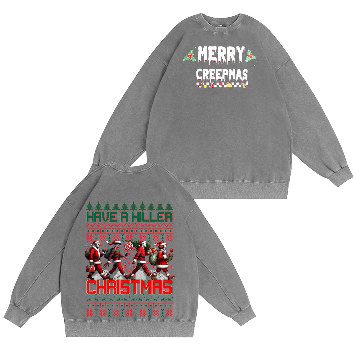 Friends Christmas  Oversized Washed T-shirt/Crewneck/Hoodie