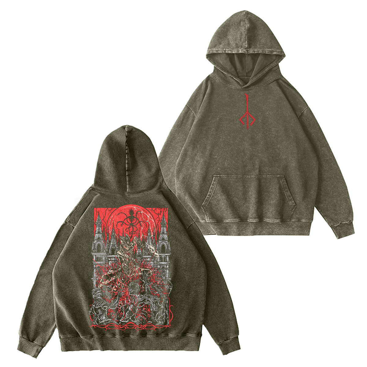Bloodborne Vintage Washed T-shirt/Crewneck/Hoodie