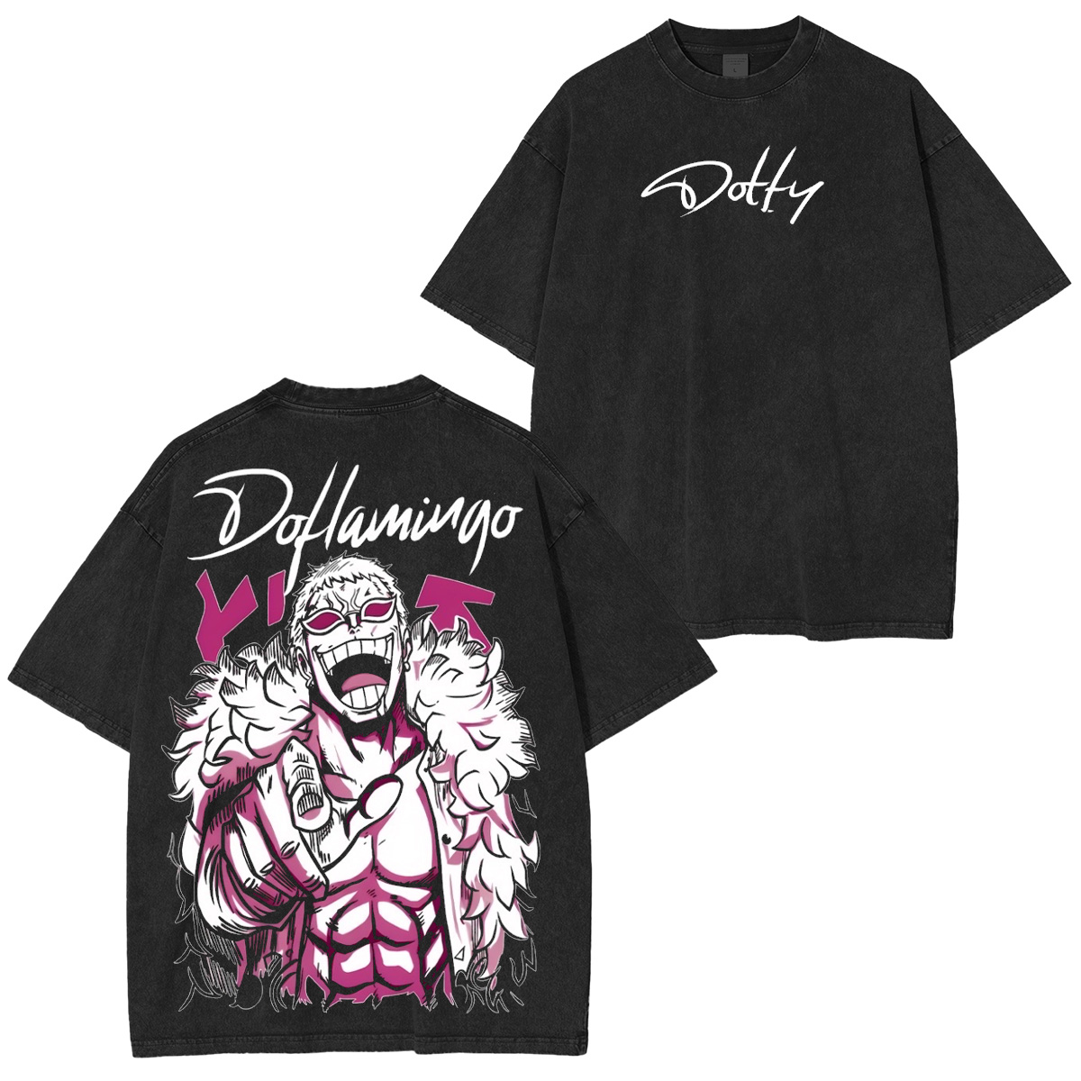 Doflamingo Unisex Washed T-Shirt
