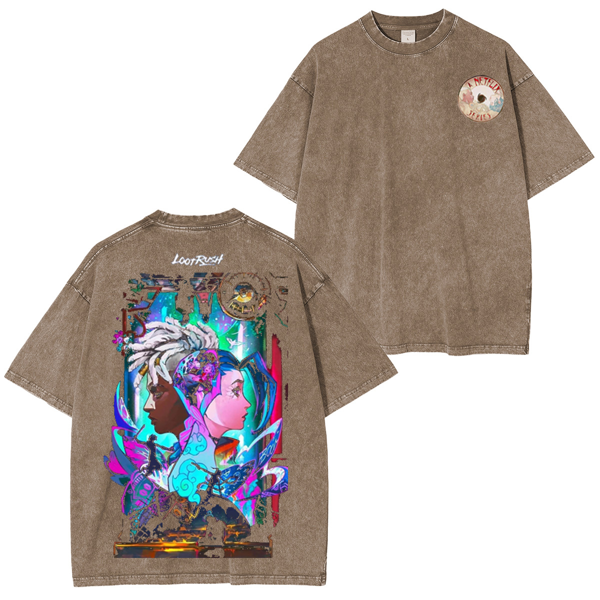 Jinx and Ekko Arcane Oversized T-shirt/Crewneck/Hoodie