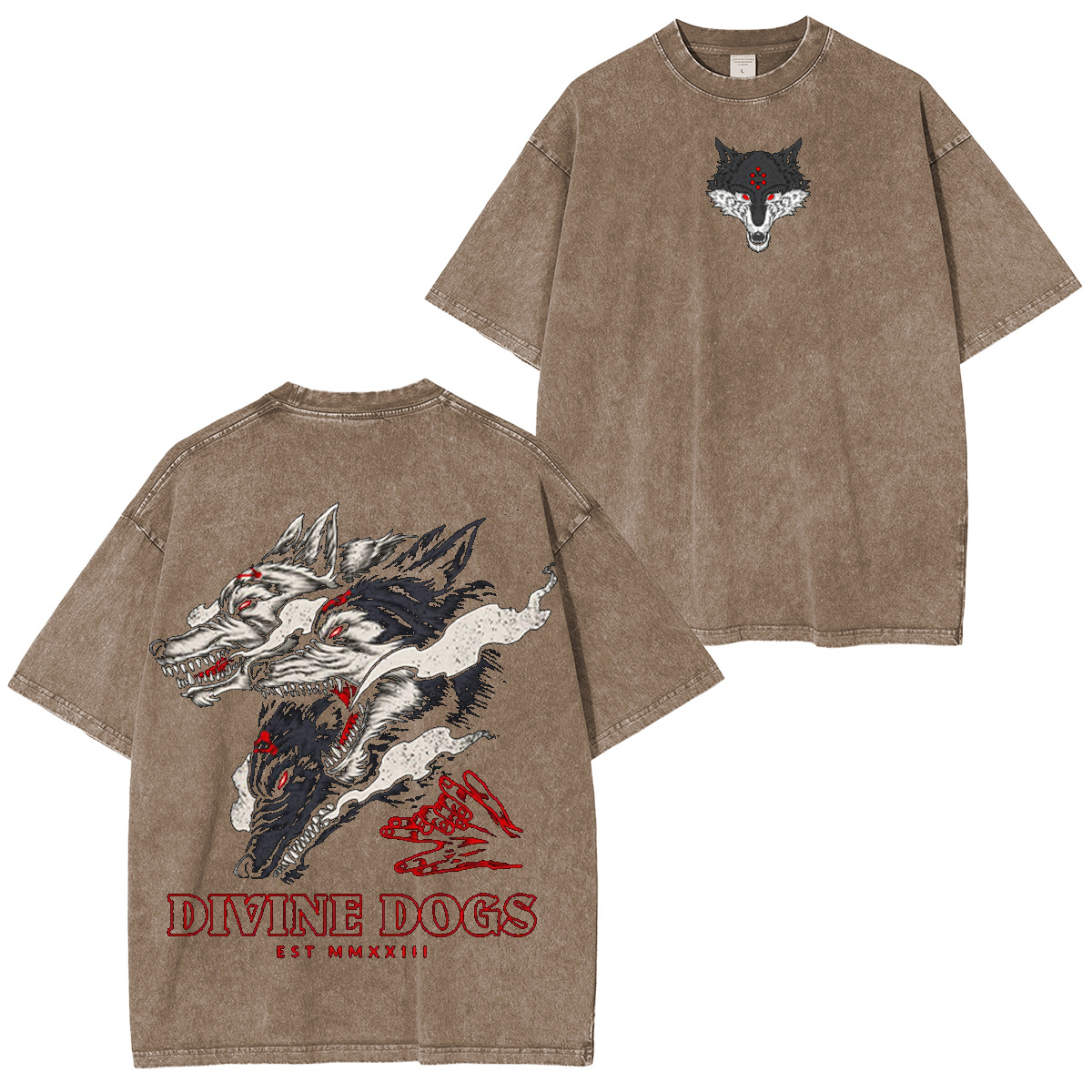 Divine Dogs Jujutsu Kaisen Oversized T-shirt/Crewneck/Hoodie