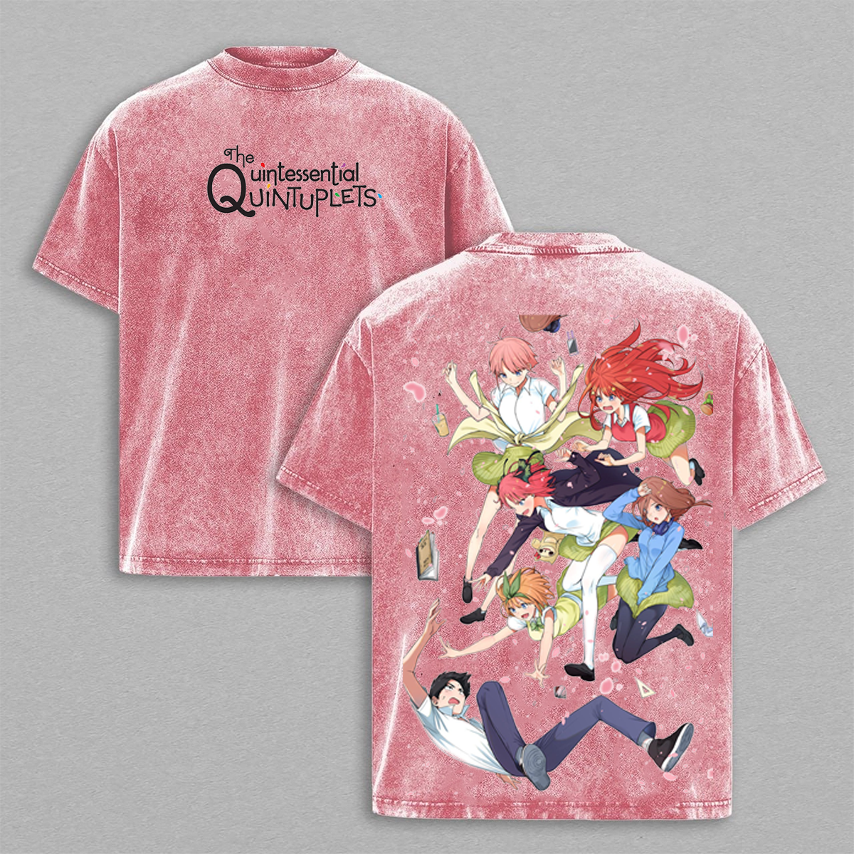 The Quintessential Quintuplets  Washed T-shirt/Crewneck/Hoodie