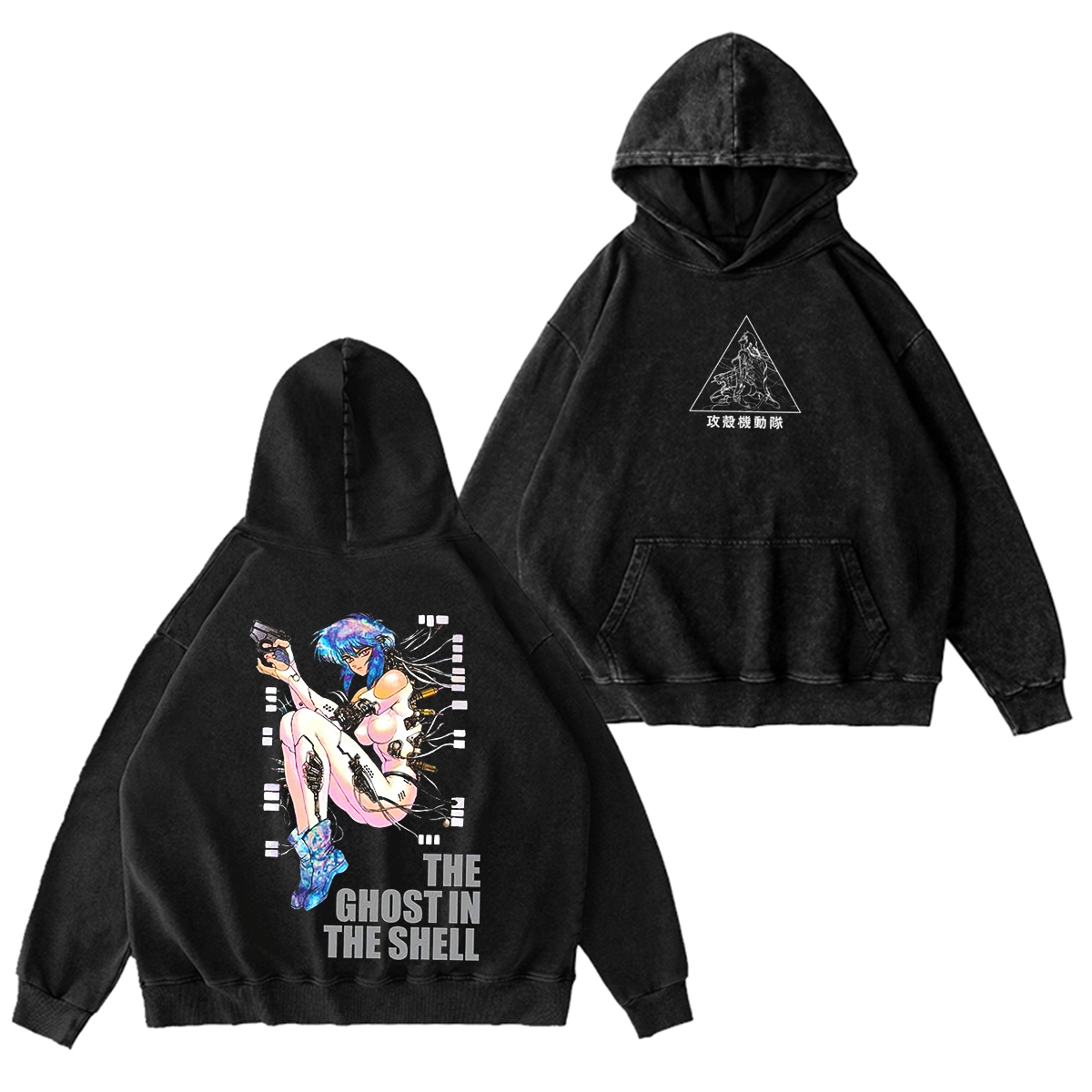 Ghost in the Shell Vintage Washed T-shirt/Crewneck/Hoodie