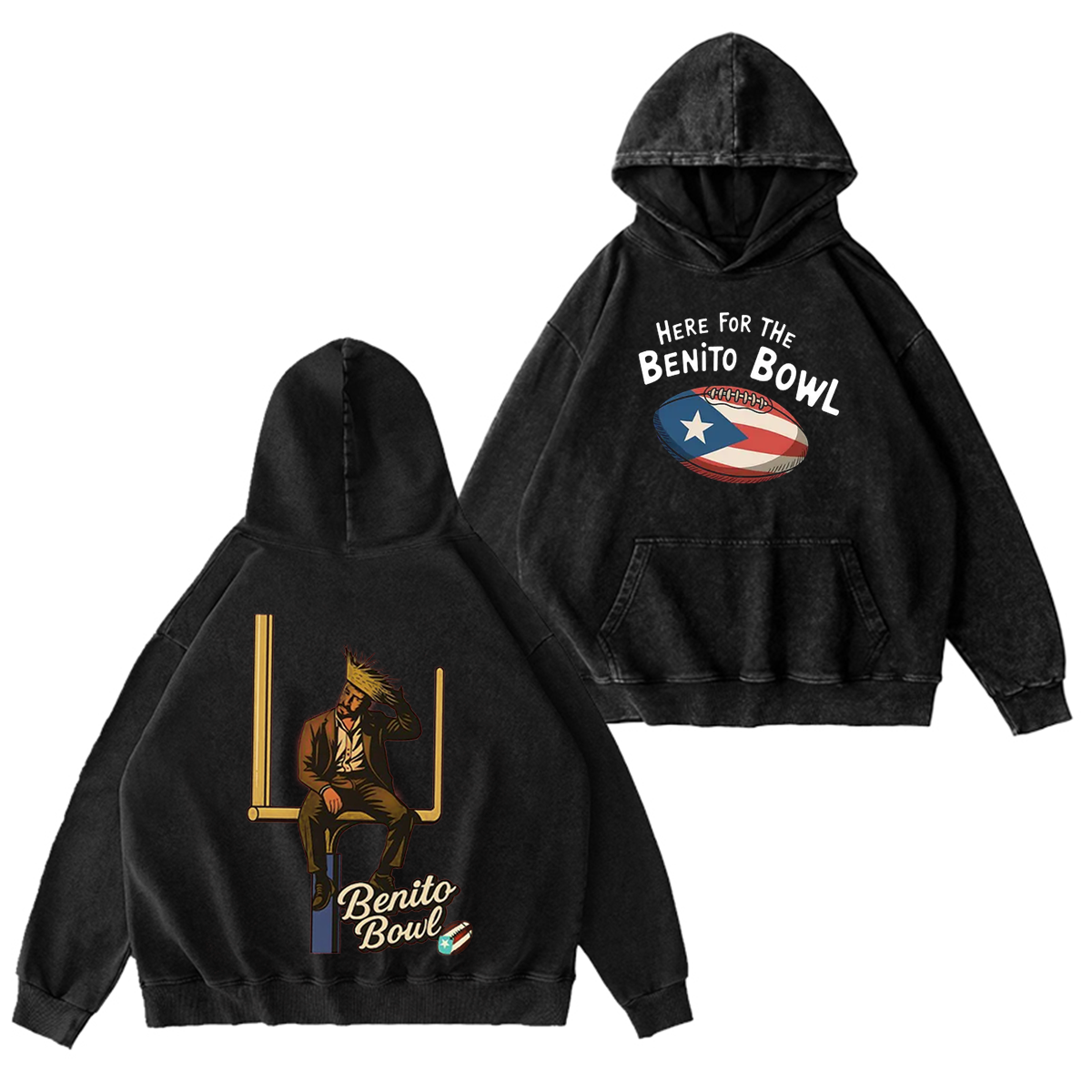Benito Bowl Washed T-shirt/Crewneck/Hoodie