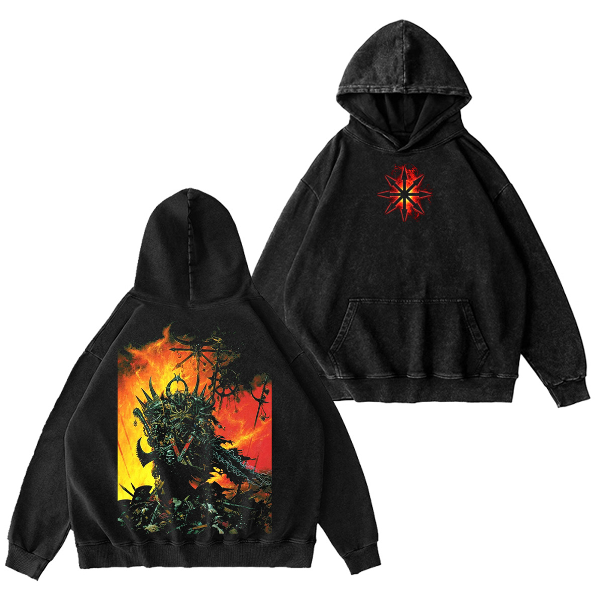 Chaos Star Warhammer 40k Oversized T-shirt/Crewneck/Hoodie