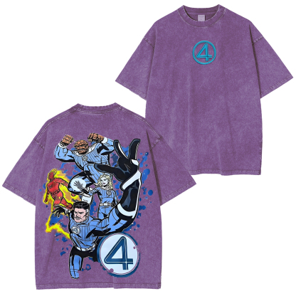 Fantastic Four Vintage Washed T-Shirt
