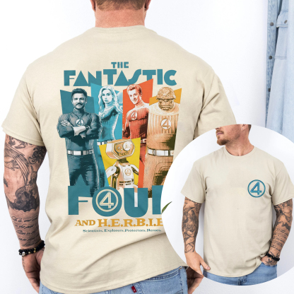 Remera The Fantastic Four And Herbie Unisex Shirt