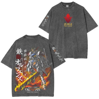 Gundam barbatos Unisex Washed T-Shirt