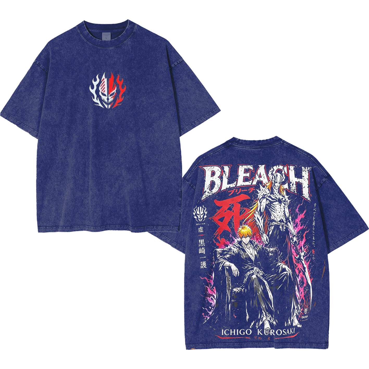 Ichigo Bleach Washed T-shirt/Crewneck/Hoodie