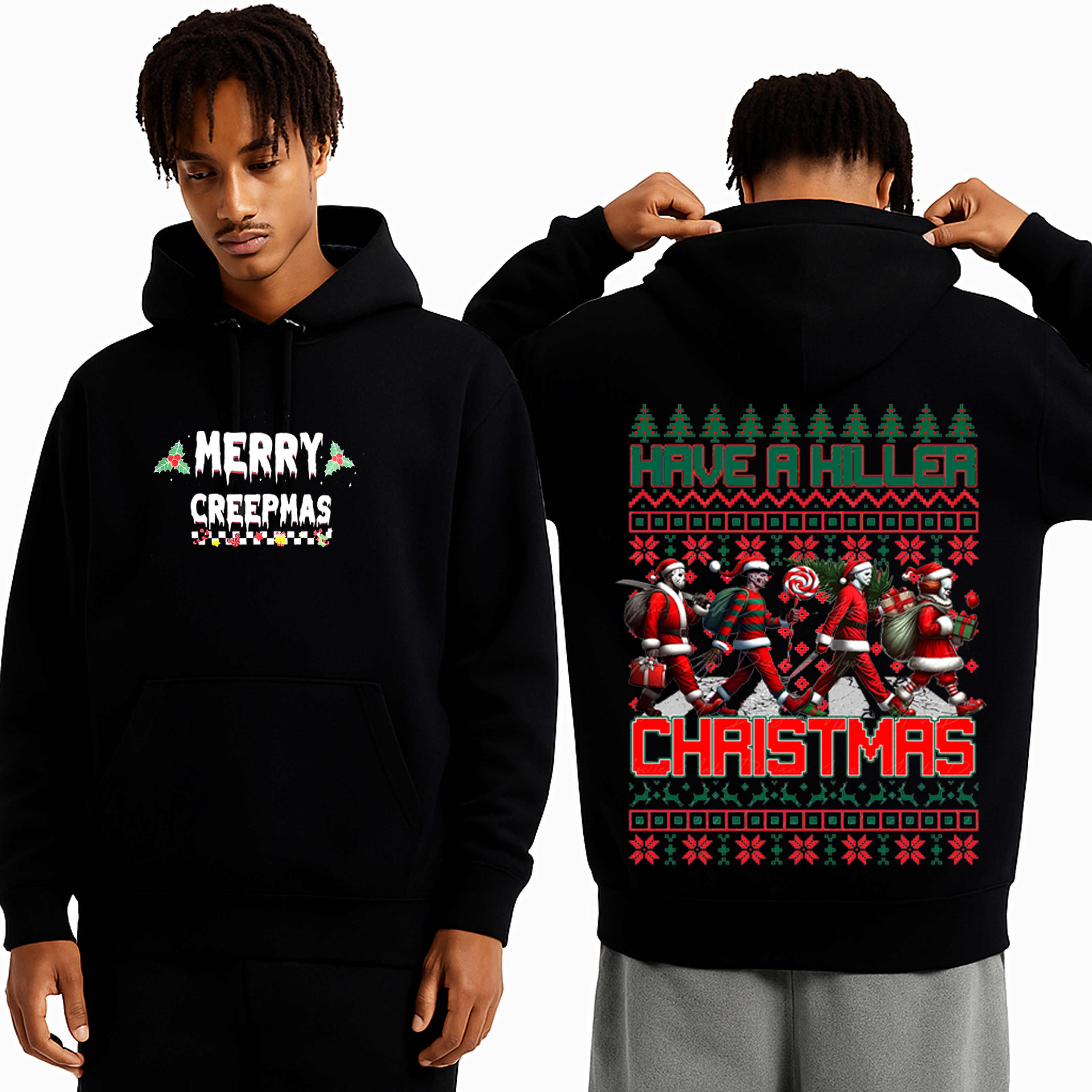 Friends Christmas  Oversized Washed T-shirt/Crewneck/Hoodie