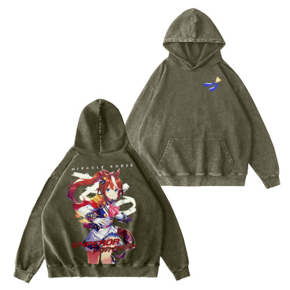 Tokai Teio Uma Musume Pretty Derby Washed T-shirt/Crewneck/Hoodie