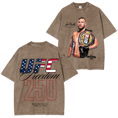 Justin Ray Gaethje UFC Freedom Collection Unisex Washed T-Shirt