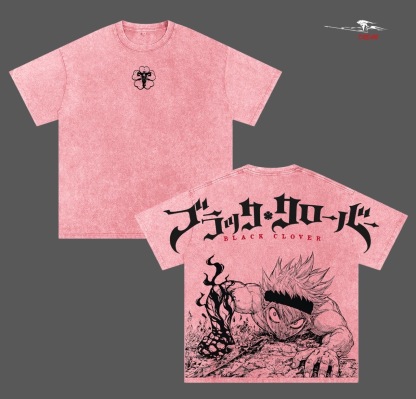 Black Clover Anime Washed T-shirt/Crewneck/Hoodie