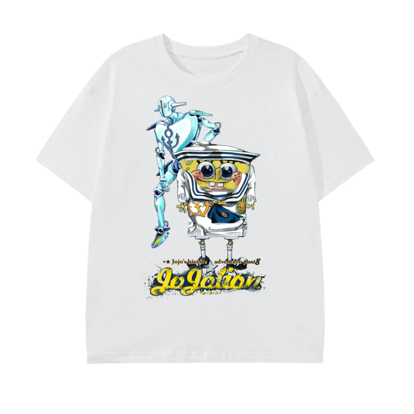 JoJo's Bizarre Adventure & SpongeBob SquarePants Oversized T-shirt/Crewneck/Hoodie