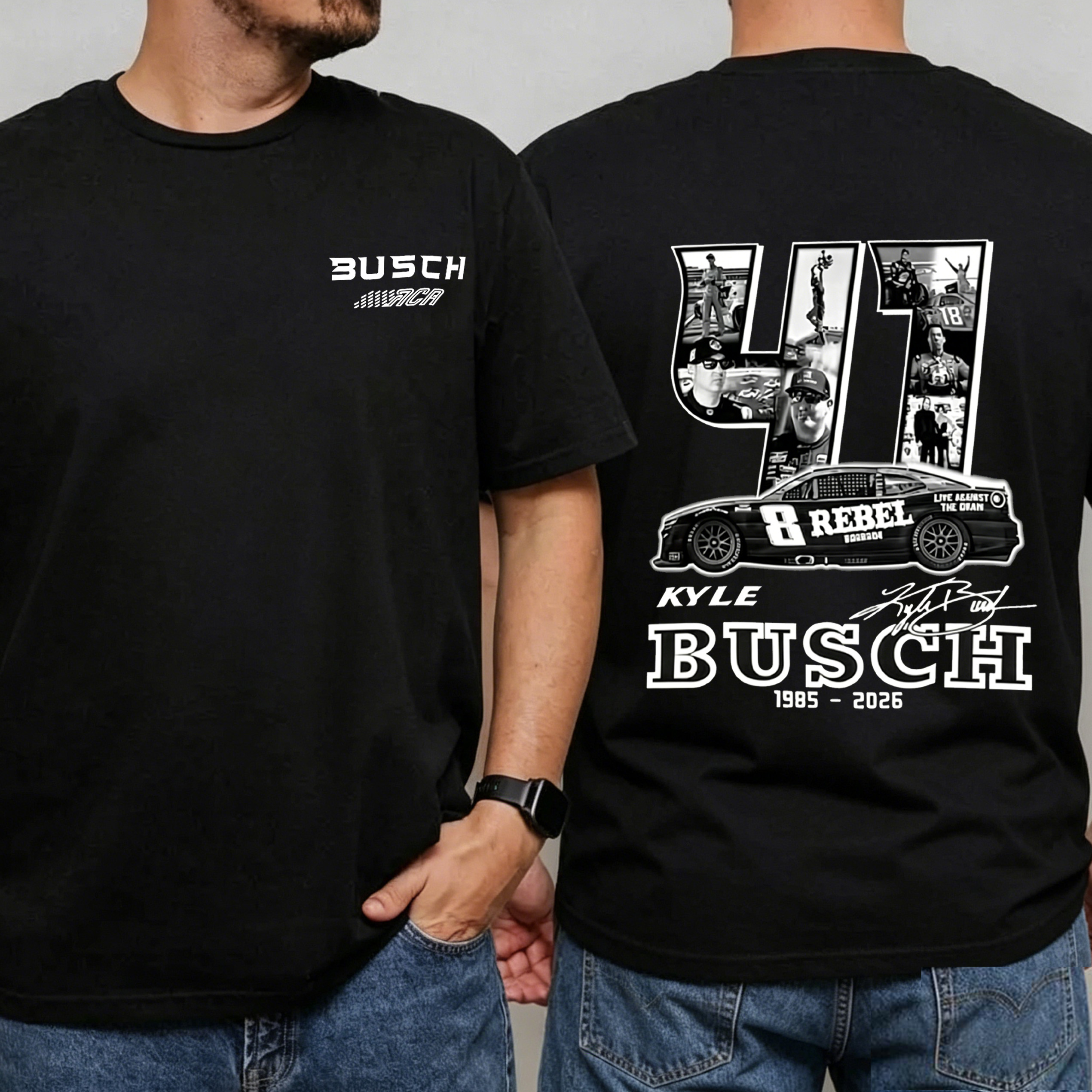 RIP Kyle Busch Unisex Shirts/Crewneck/Hoodie