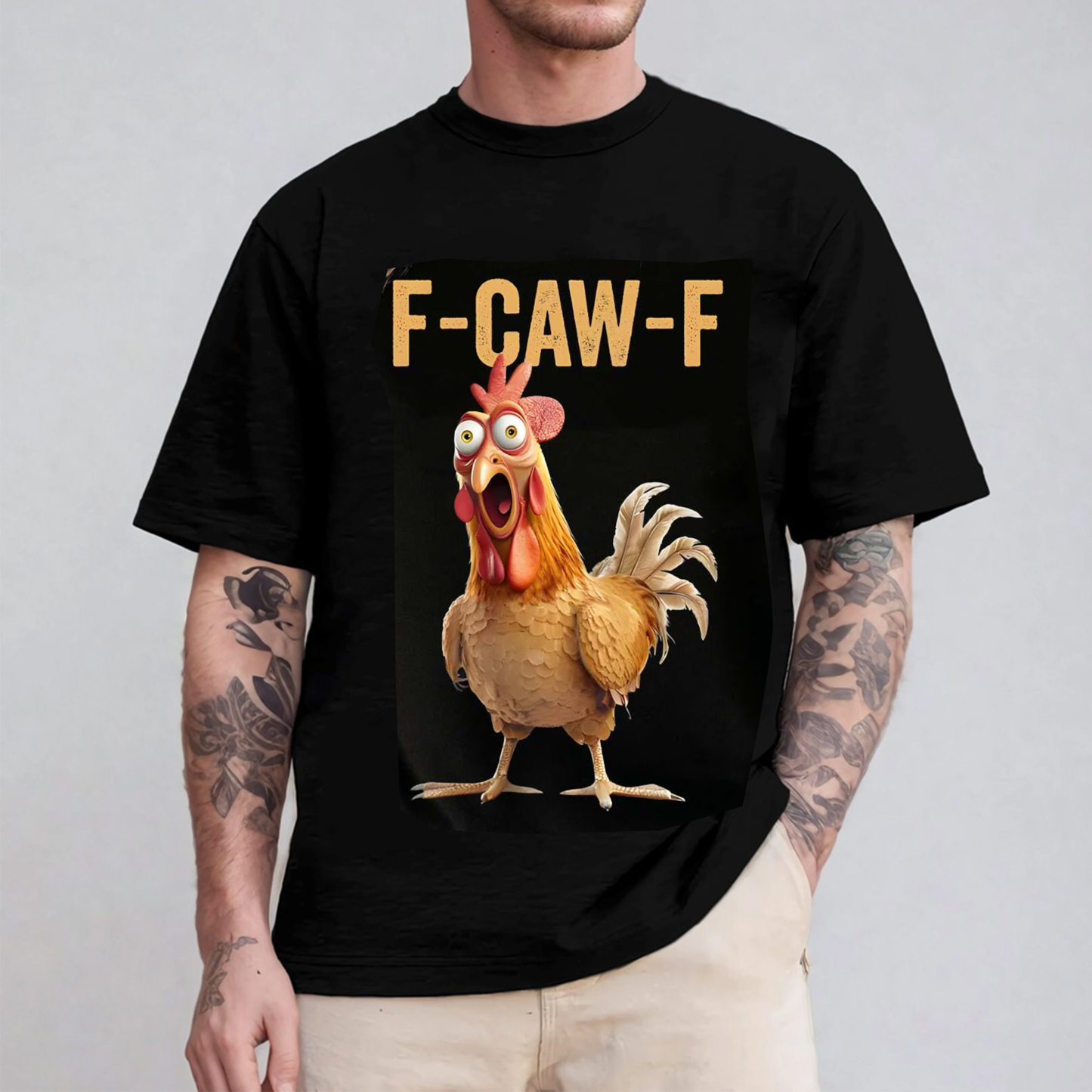 Funny Chicken Humor F-Caw-F Unisex Shirt/Crewneck/Hoodie