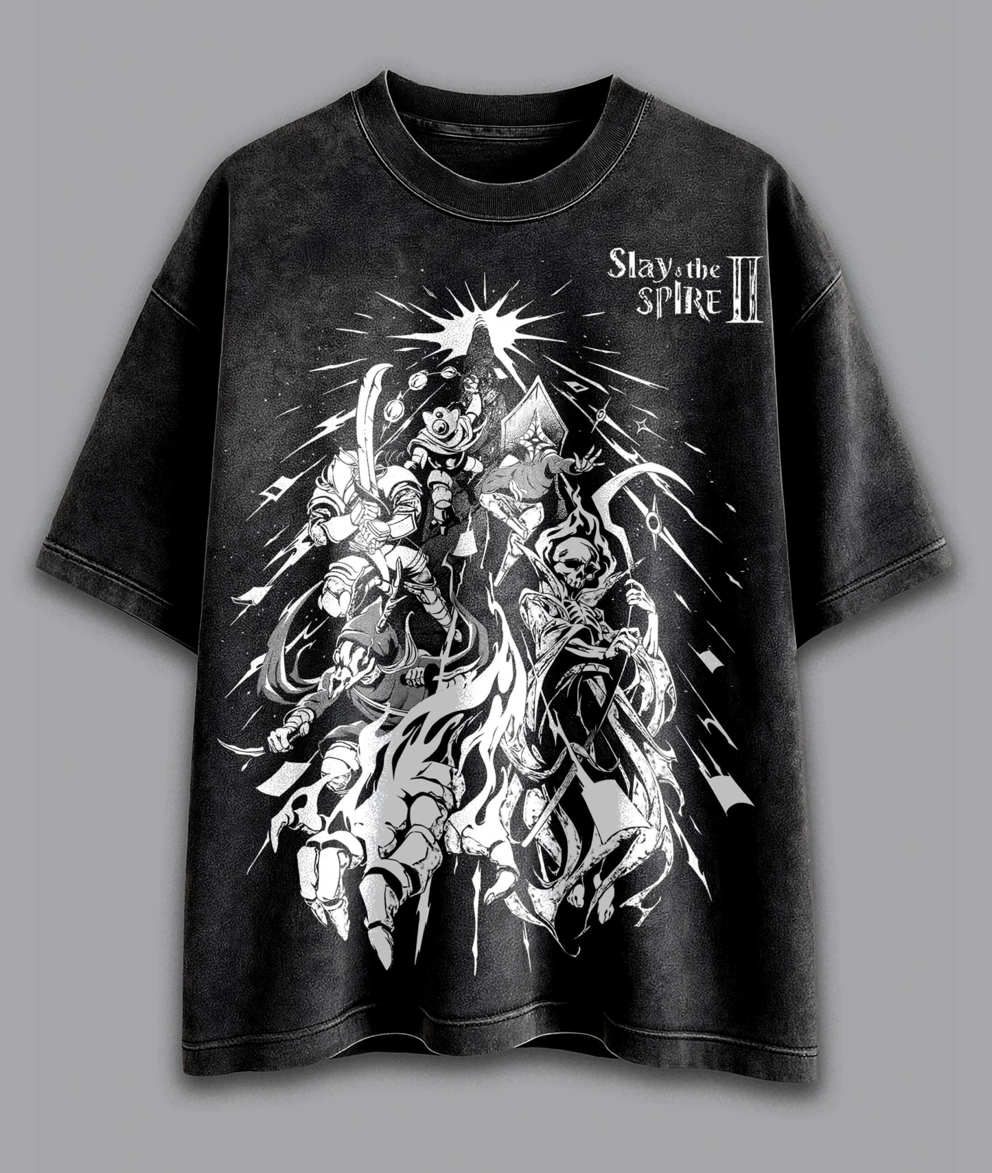 Vintage Slay the Spire 2 Bleached Art Unisex T-shirt/Crewneck/Hoodie