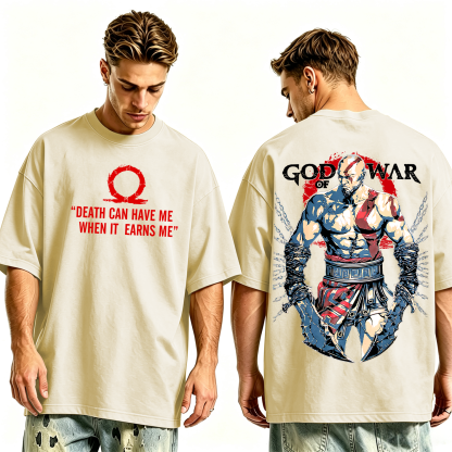 Kratos God of War Washed T-shirt/Crewneck/Hoodie