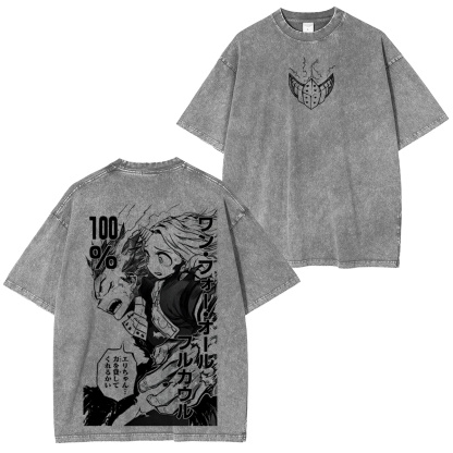 Retro Guitar Solo Cartoon Character Oversized Washed T-shirt/Crewneck/Hoodie