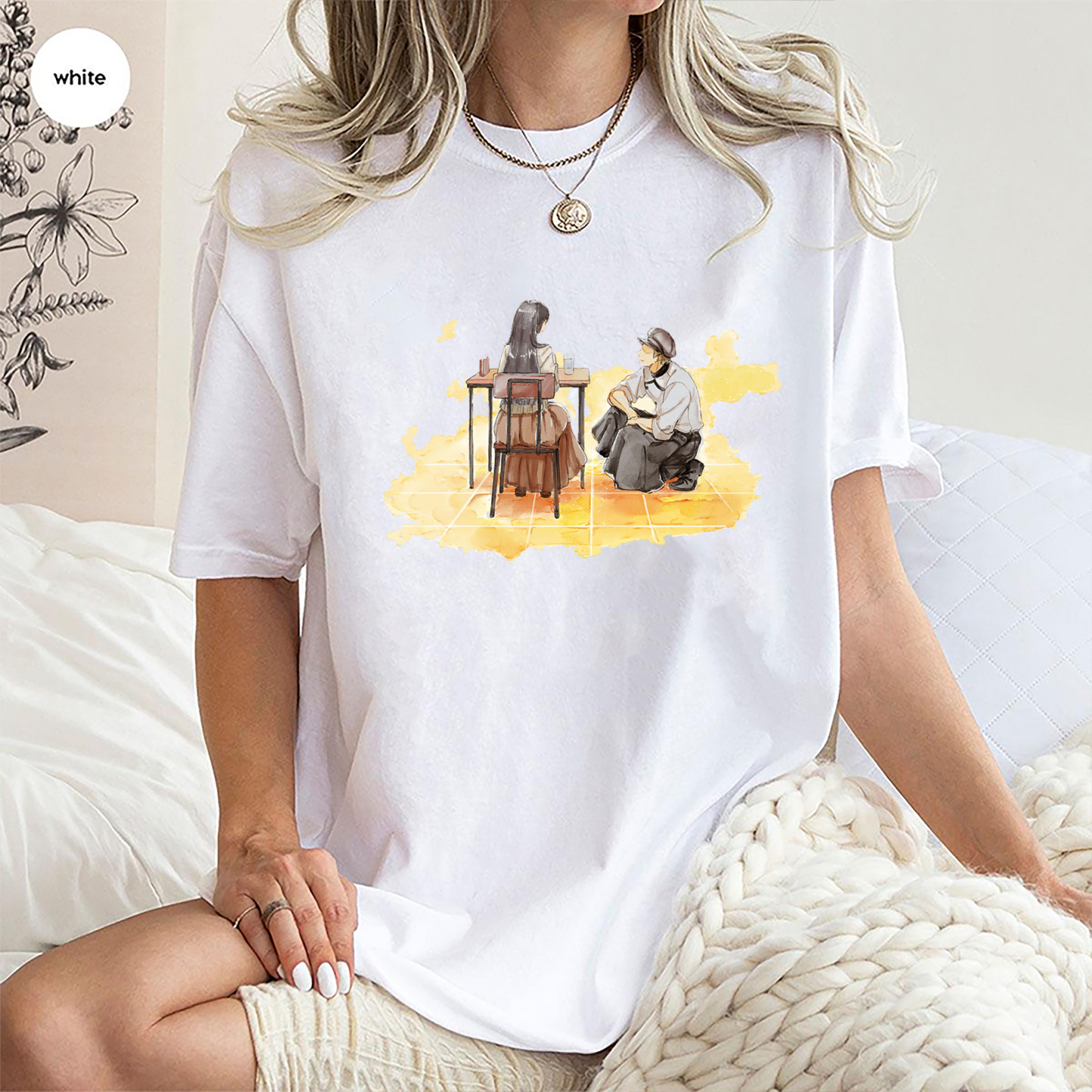 The Fragrant Flower Blooms with Dignity  Oversized T-shirt/Crewneck/Hoodie