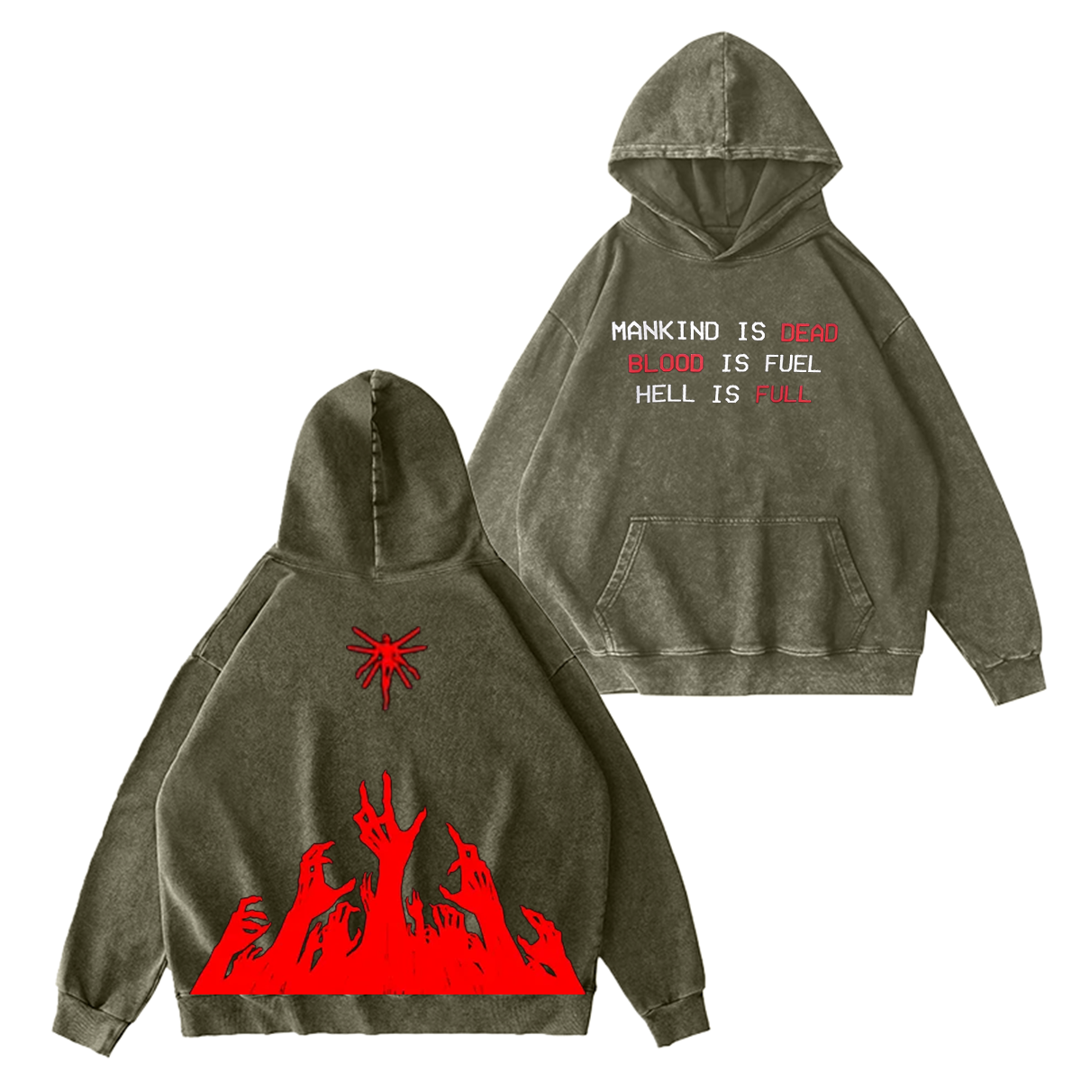 Heaven Pierce Her Vintage Washed T-shirt/Crewneck/Hoodie
