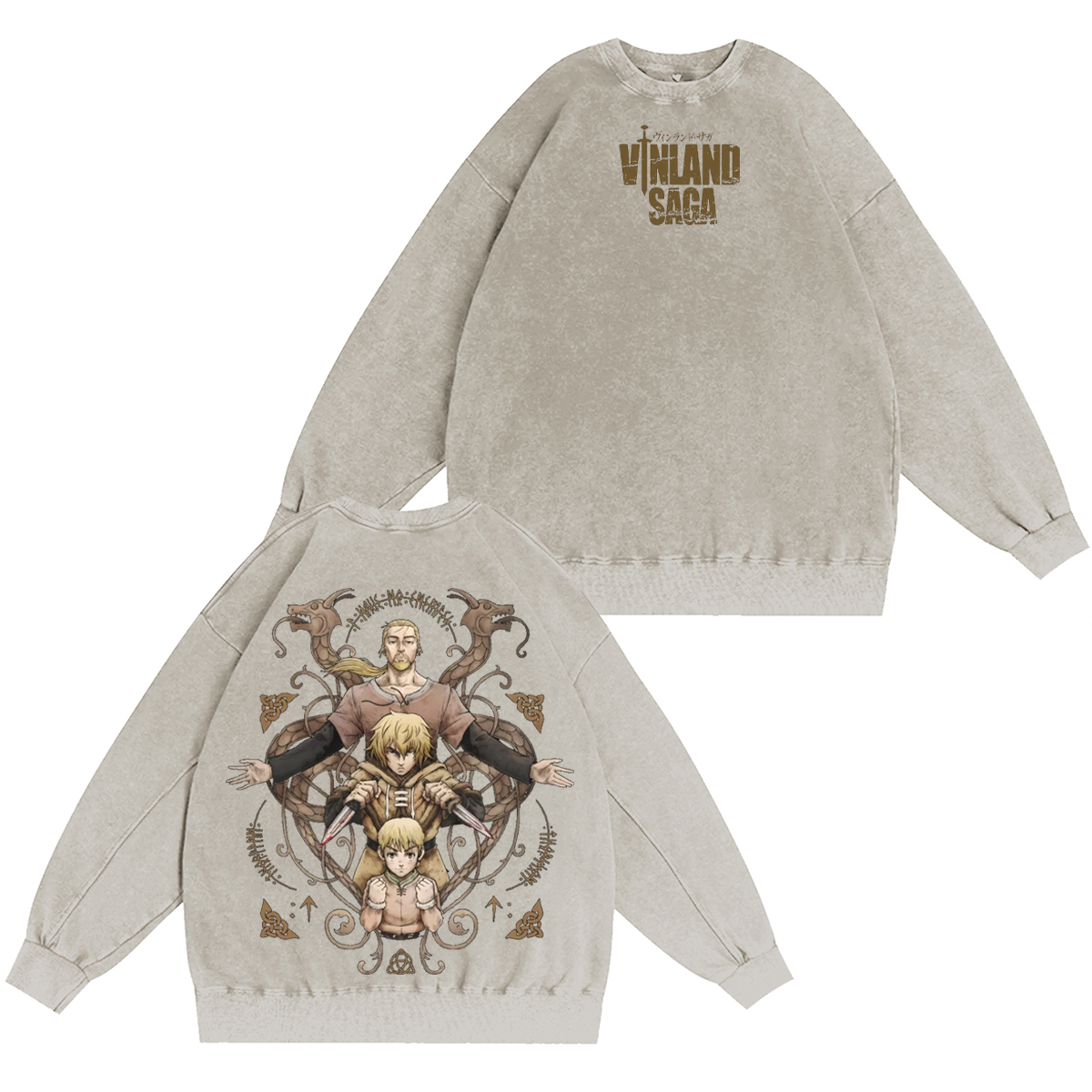Vinland Saga Washed T-shirt/Crewneck/Hoodie