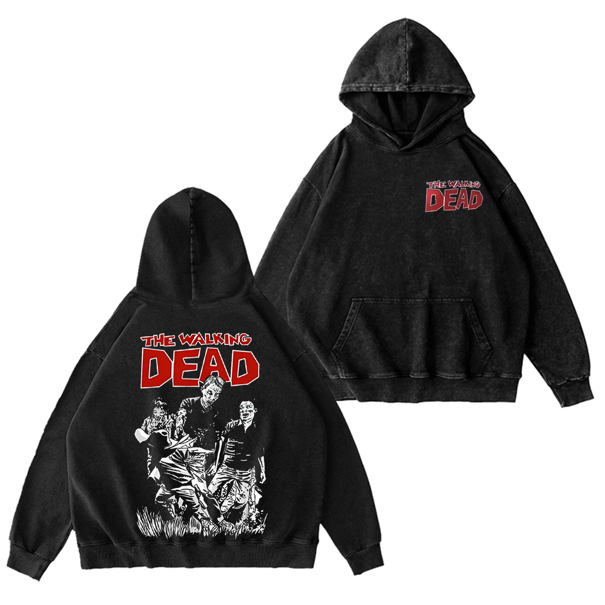 The Walking Dead Vintage Washed T-shirt/Crewneck/Hoodie