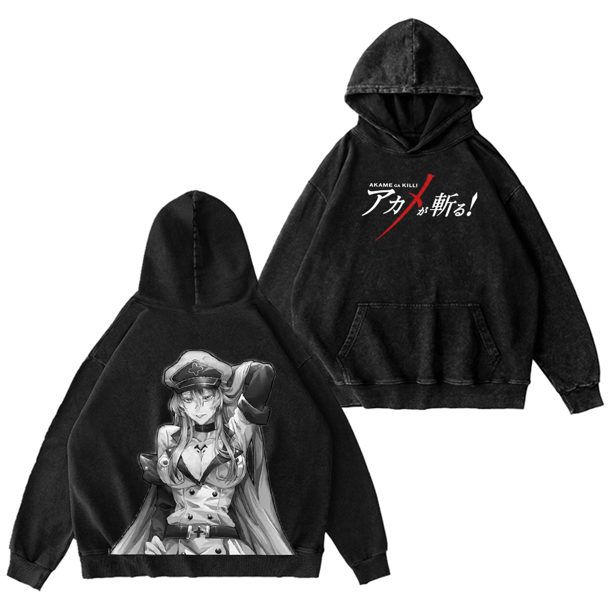 Akame ga Kill! Vintage Washed T-shirt/Crewneck/Hoodie