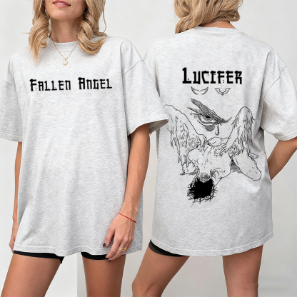 Lucifer Fallen Angel Vintage Washed T-shirt/Crewneck/Hoodie