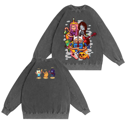 Adventure Time Vintage Washed T-shirt/Crewneck/Hoodie