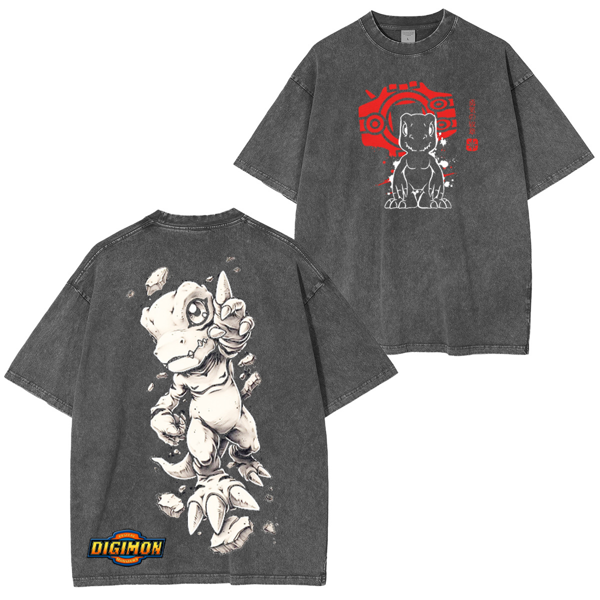 Agumon Digimon Oversized T-shirt/Crewneck/Hoodie