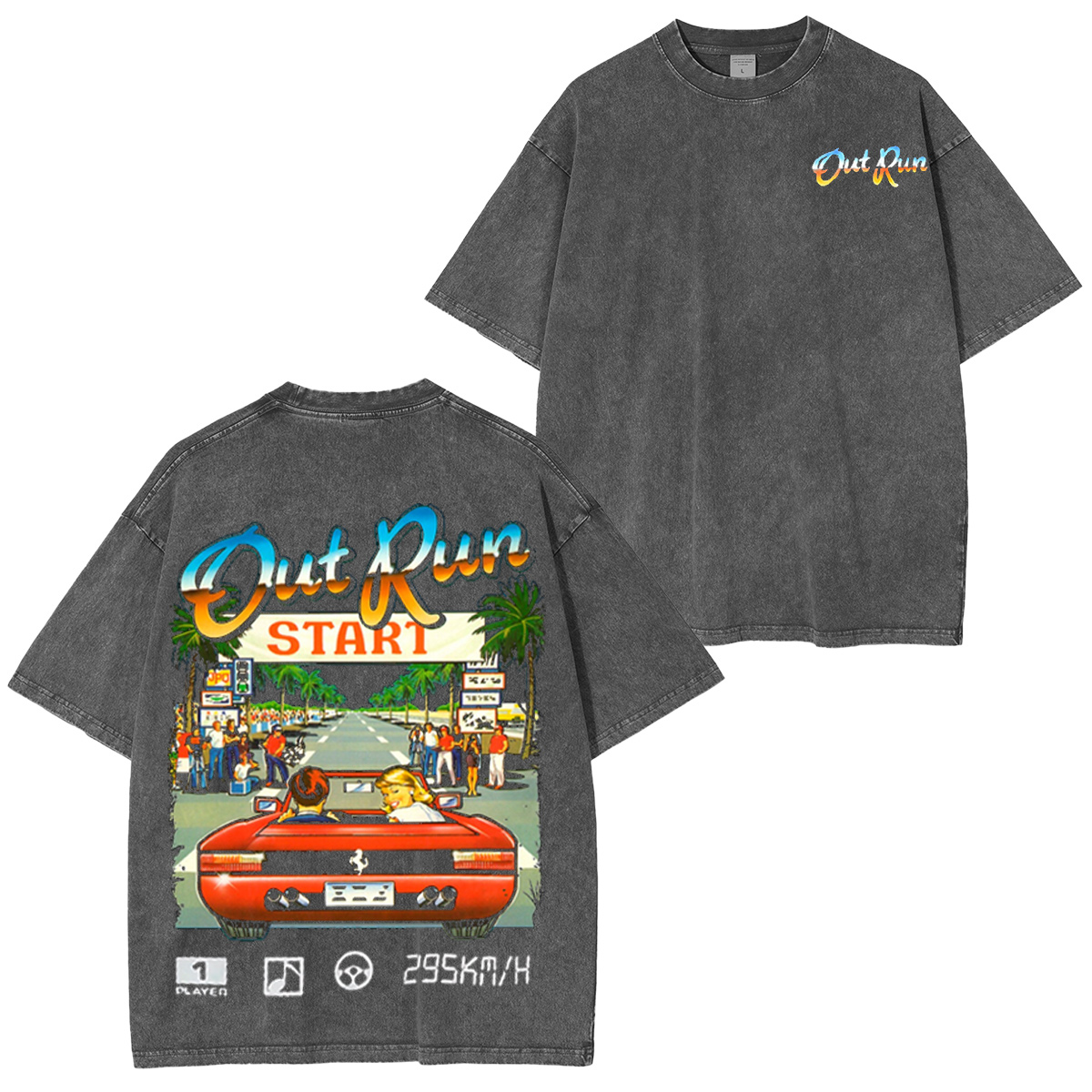 Retro Out Run Oversized T-shirt/Crewneck/Hoodie