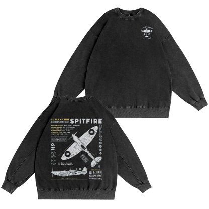 Supermarine Spitfire MK1 Oversized T-shirt/Crewneck/Hoodie