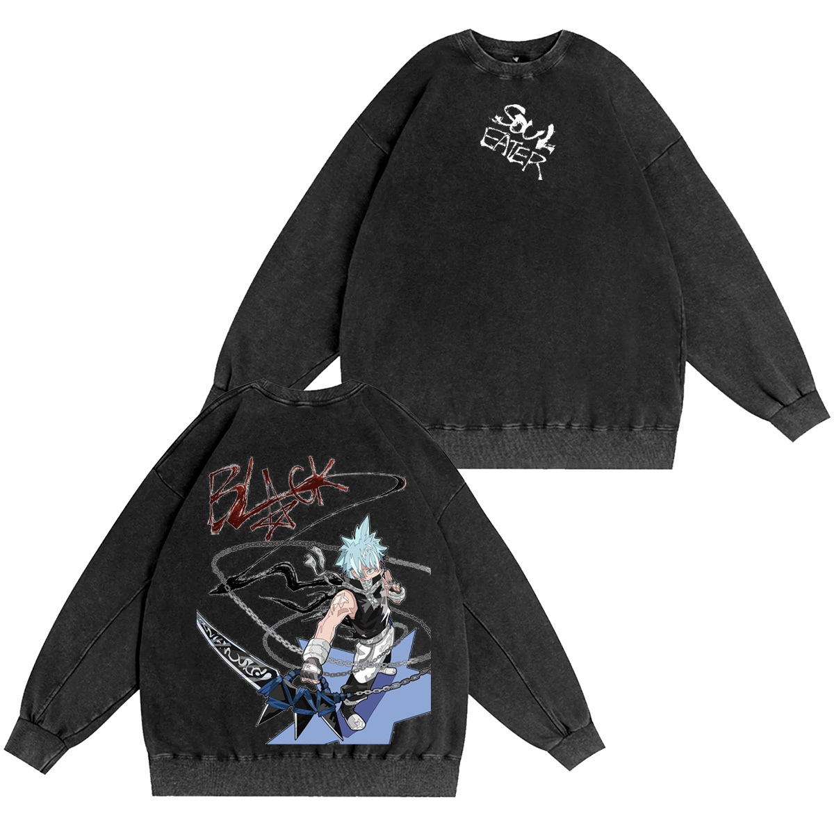 Soul Eate Black Star Oversized T-shirt/Crewneck/Hoodie