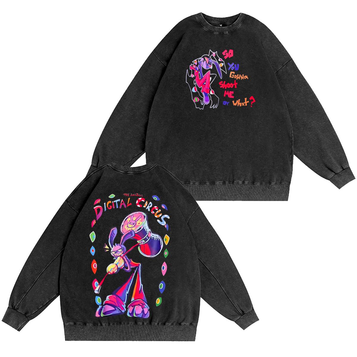Jax The Amazing Digital Circus Oversized T-shirt/Crewneck/Hoodie
