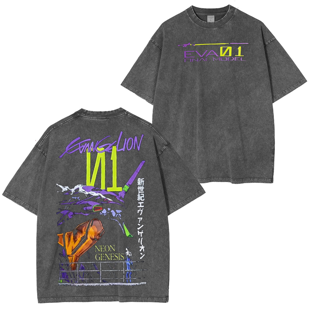 Neon Genesis Evangelion EVA 01 Oversized T-shirt/Crewneck/Hoodie