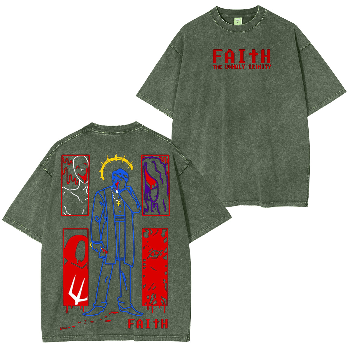 FAITH The Unholy Trinity Oversized T-shirt/Crewneck/Hoodie