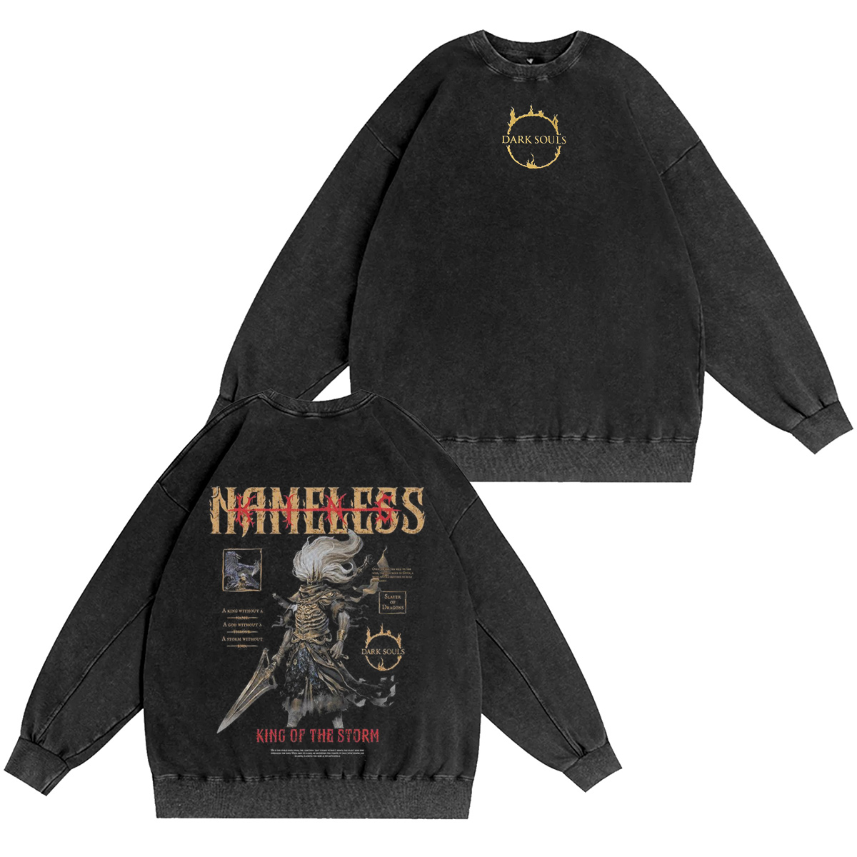 Nameless King Dark Souls Oversized T-shirt/Crewneck/Hoodie