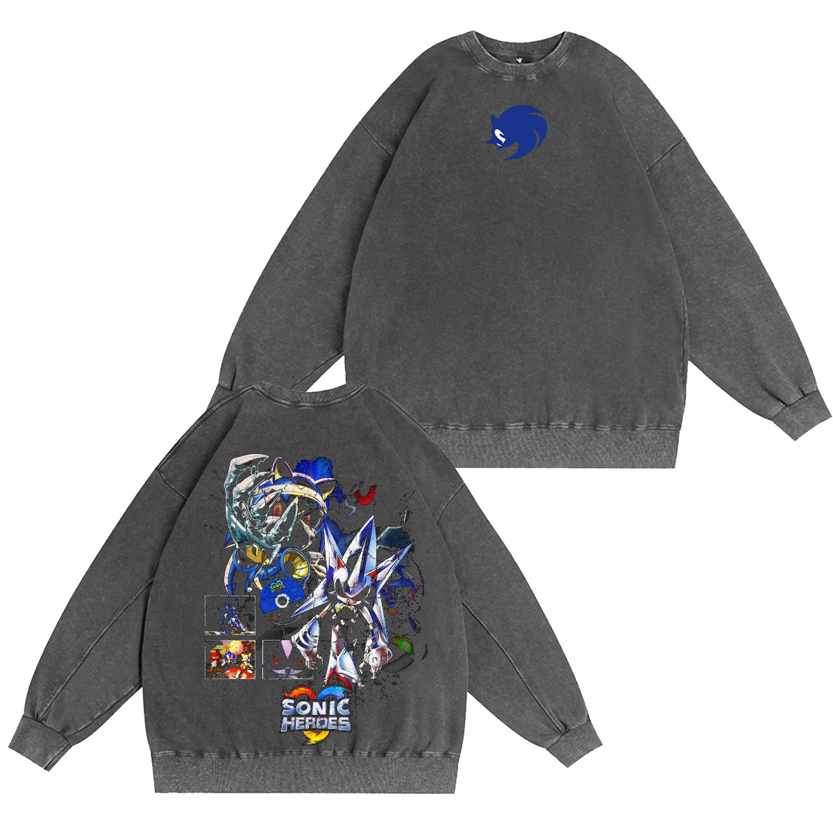 Sonic Heroes Vintage Washed T-shirt/Crewneck/Hoodie