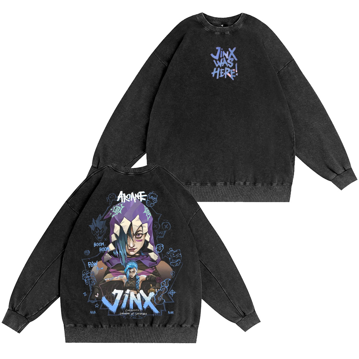 Jinx Was Here Oversized T-shirt/Crewneck/Hoodie