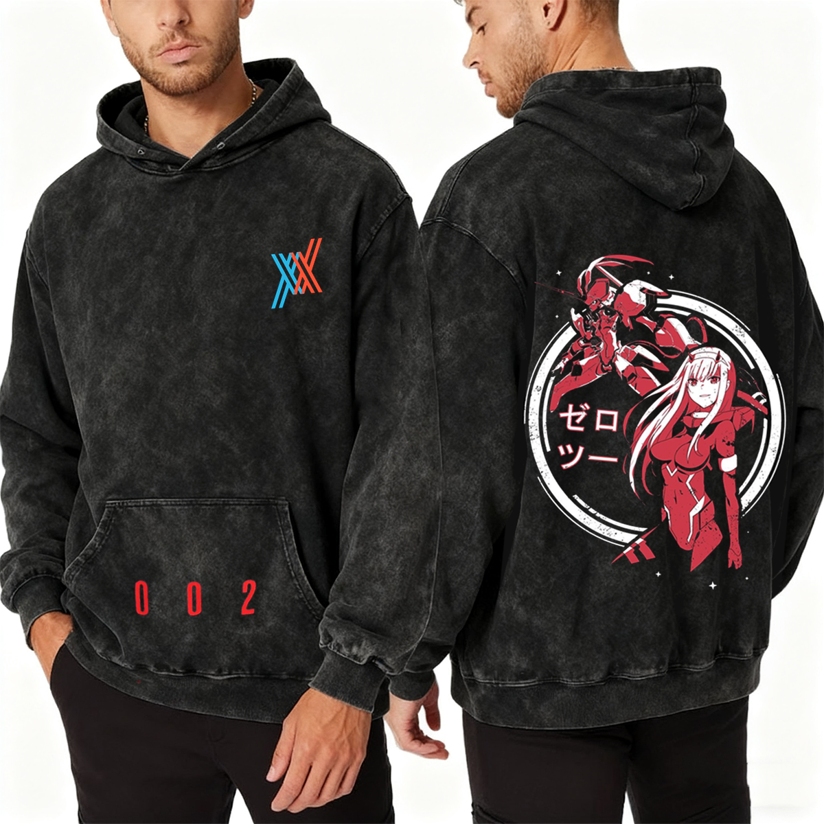 DARLING in the FRANXX Washed T-shirt/Crewneck/Hoodie