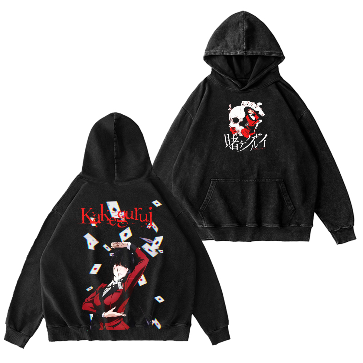 Yumeko kakegurui Vintage Washed T-shirt/Crewneck/Hoodie